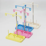 Cast Iron Thread Stand Adjustable Thread Bobbin with Plastic Base