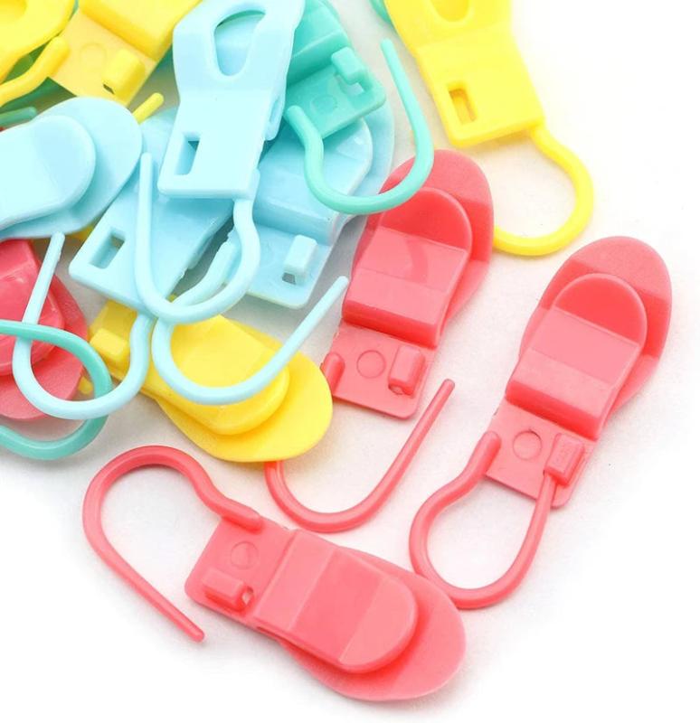 20pcs Colorful Safety Pins Stitch Markers Holder DIY Sewing Tools