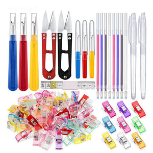30pcs Quilting Clips Seam Rippers Marking Pen Embroidery Tools Set
