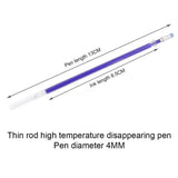 Heat Erasable Marker Pen Disappearing Fabric Pens DIY Craft Sewing Tools