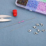 24-Color Pure Rice Beads Set for DIY Bracelets Jewelry