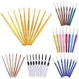 Colorful Soft Plastic Crochet Hooks Set 2.5mm-6mm