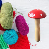 Wooden Mushroom Darning Patch for Clothes Socks Repair