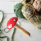 Wooden Mushroom Darning Patch for Clothes Socks Repair