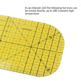 G5AB Sewing Ruler Hot Ironing Ruler Patch Tailor Craft DIY Sewing Supplies