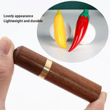 Round Sandalwood Needle Holder for Sewing Needles Storage