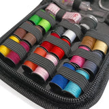 Sewing Kit Box Needles Thread Scissor Set for Quilting Stitching 