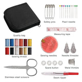 Sewing Kit Box Needles Thread Scissor Set for Quilting Stitching 