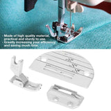 3Pcs Sewing Machine Needle Plate Presser Foot Kit Set