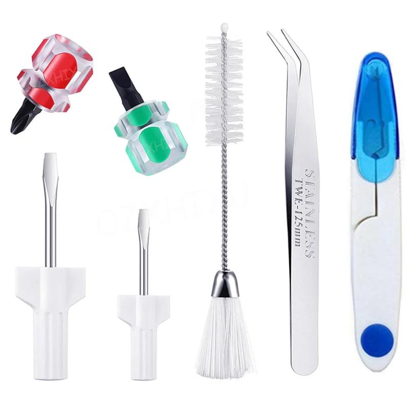7pcs Sewing Machine Repair Kit Mini Screwdriver Set&Cleaning Brush