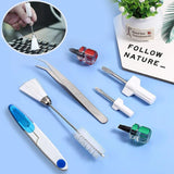 7pcs Sewing Machine Repair Kit Mini Screwdriver Set&Cleaning Brush