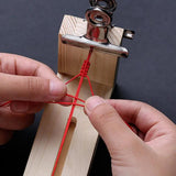Red Rope Bracelet Braiding Frame Tool