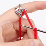 DIY Knitting Accessories Ring Thread Wrapped Rings Loop Wire Winder Crochet Wire