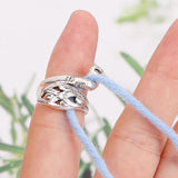 DIY Knitting Accessories Ring Thread Wrapped Rings Loop Wire Winder Crochet Wire