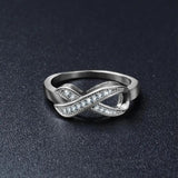Crystal Wedding Ring for Women Bridal Gift Engagement Ring