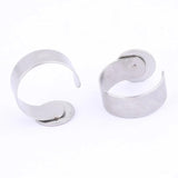 10pcs Adjustable 12mm Circle Pad Ring Base Setting Blanks