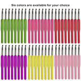8pc Crochet Tool Set Soft Handle Aluminum DIY Multifunction