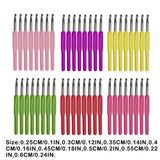 8pc Crochet Tool Set Soft Handle Aluminum DIY Multifunction