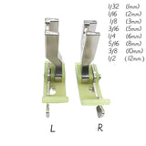 Industrial Flatcar Presser Foot Plastic/Steel Edge Guide DIY Sewing Machine