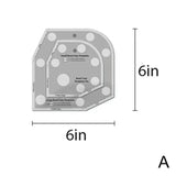 Acrylic Bowl Cozy Template Cutting Ruler Set
