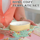 Acrylic Bowl Cozy Template Cutting Ruler Set