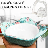 Acrylic Bowl Cozy Template Cutting Ruler Set