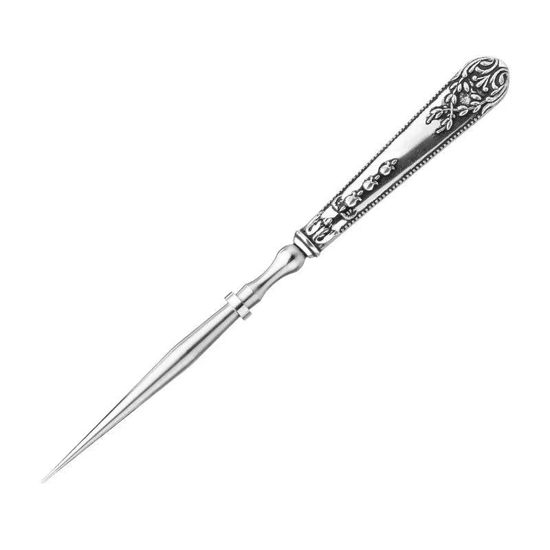 SHWAKK Vintage Sewing Awl DIY Craft Tools Hole Punching Stitching Repair