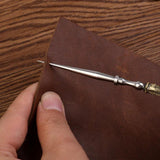 SHWAKK Vintage Sewing Awl DIY Craft Tools Hole Punching Stitching Repair