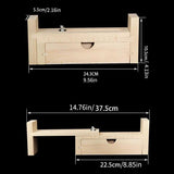 DIY Bracelet Red Rope Solid Wood Braiding Tool