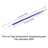 10Pcs Set Heat Erasable Fabric Marking Pen Disappearing DIY Sewing Accessories