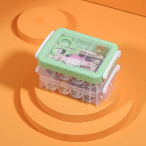 30PC Portable Sewing Kit DIY Embroidery Handwork Tool Thread Scissor Set