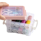 30PC Portable Sewing Kit DIY Embroidery Handwork Tool Thread Scissor Set