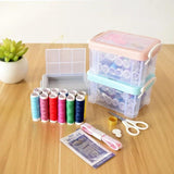 30PC Portable Sewing Kit DIY Embroidery Handwork Tool Thread Scissor Set