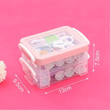30PC Portable Sewing Kit DIY Embroidery Handwork Tool Thread Scissor Set