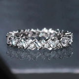 BRAVKISS CZ Ring for Women Wedding Bands UR0669
