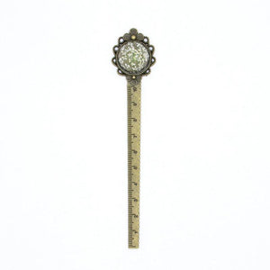 Vintage Metal Bookmarks Ruler for DIY Craft