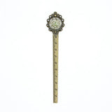 Vintage Metal Bookmarks Ruler for DIY Craft