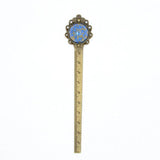 Vintage Metal Bookmarks Ruler for DIY Craft