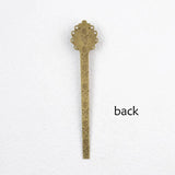 Vintage Metal Bookmarks Ruler for DIY Craft