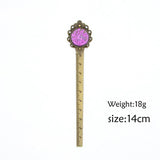 Vintage Metal Bookmarks Ruler for DIY Craft