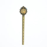 Vintage Metal Bookmarks Ruler for DIY Craft