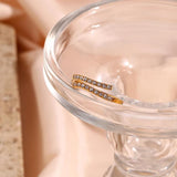 Double Layer Rhinestone Filled Resizable Rings for Women