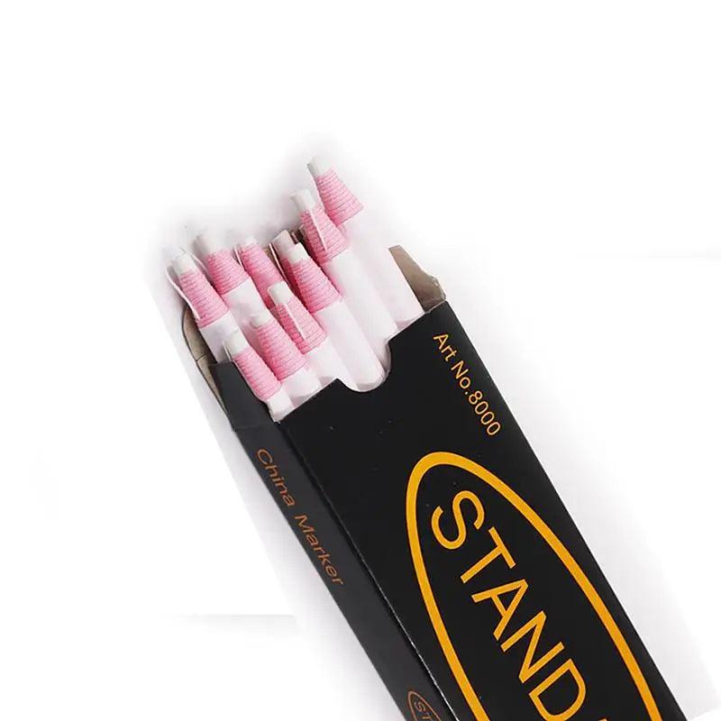 12pcs Tailor's Chalk Pencils Fabric Marker Pen DIY Clothing Tool