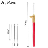 Tambour Crochet Hook with 3 Needles Set Embroidery Beading Needle Tools