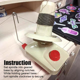 Handheld Yarn Winder Machine for DIY Sewing Fiber Wool