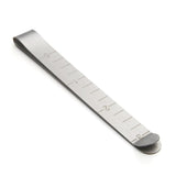 3-Inch Metal Measuring Ruler Hemming Clip Stainless DIY Sewing Quilting