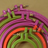 Adjustable Embroidery Cross Stich Hoop Ring Round Frame DIY Plastic Hoop