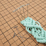 Macrame Board DIY Woolen Yarn Rope Braided Cork Board Handcraft Knitting