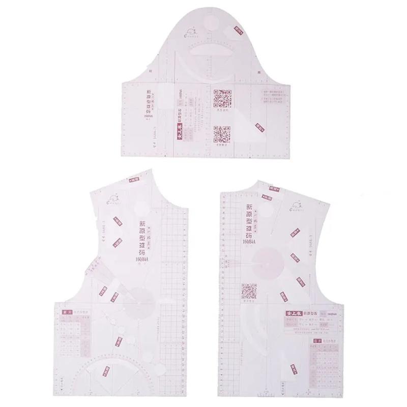 Doll Sewing Tool Measure Ruler for Pattern Making