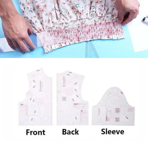 Doll Sewing Tool Measure Ruler for Pattern Making